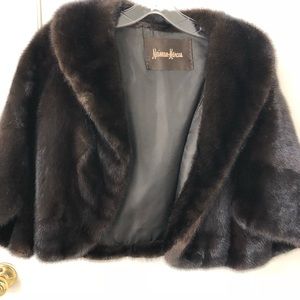 Neiman Marcus Fur shoulder shrug